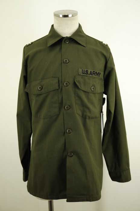 USED （ブランド不明） U.S.ARMY  ワッペンミリタリーシャツ メンズ トップス