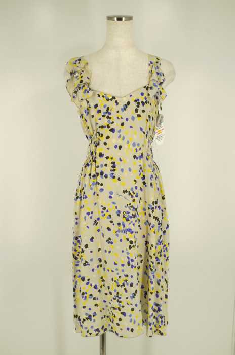 Ungaro Fever ウンガロフィーバー ビジュー付きシルクデザインワンピース レディース ワンピース ブランド古着買取販売バズストア