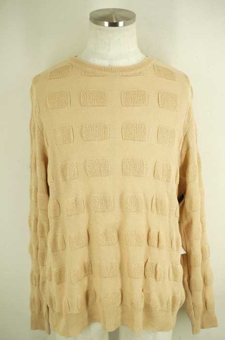 Nuggets （ナゲッツ） Combination Knit - Beige メンズ トップス