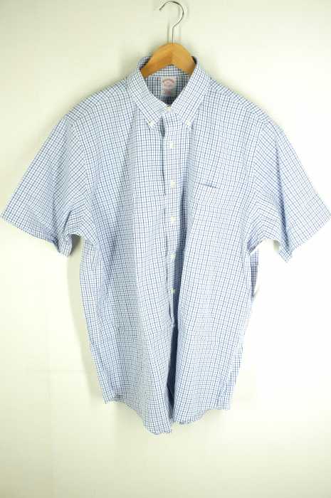 BROOKS BROTHERS（ブルックスブラザーズ） TRADITIONAL FIT チェック柄 半袖シャツ メンズ トップス
