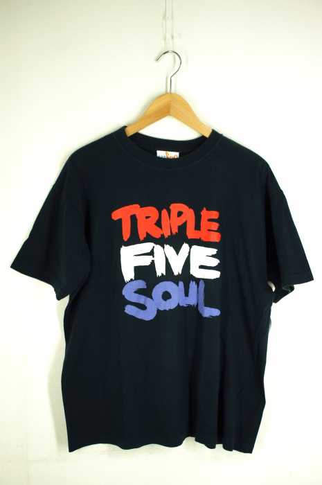TRIPLE FIVE SOUL （トリプルファイブソウル） カナダ製 ロゴプリント メンズ トップス