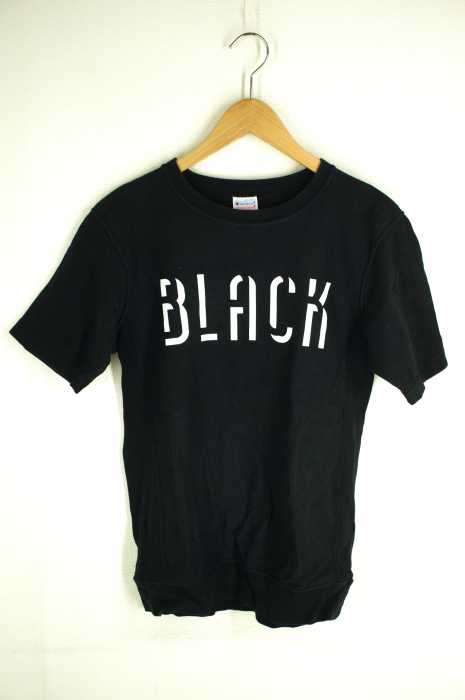 Champion （チャンピオン） REVERSE WEAVE リバースウィーブ BLACKプリントTシャツ メンズ トップス