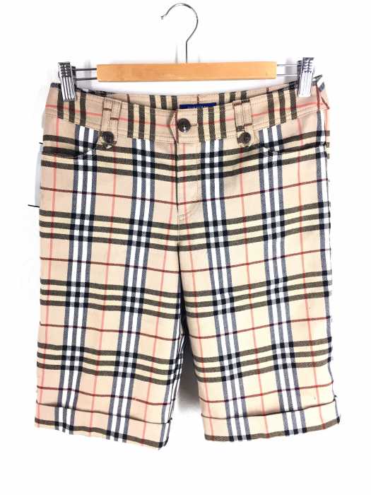 BURBERRY BLUE LABEL（バーバリーブルーレーベル） チェック柄ハーフパンツ レディース パンツ