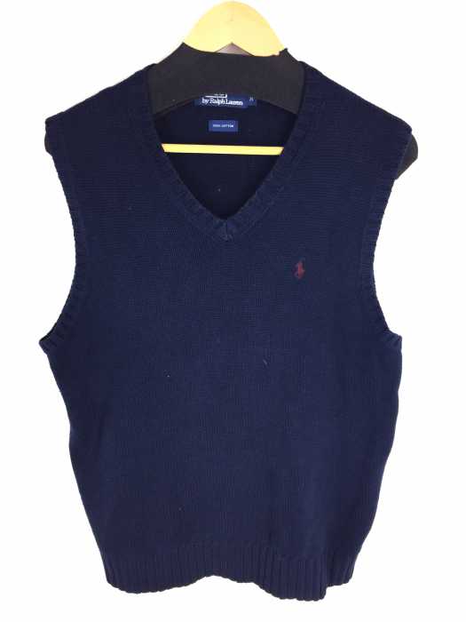 Polo by RALPH LAUREN （ポロバイラルフローレン） ニットベスト　ワンポイントロゴ刺繍 メンズ トップス
