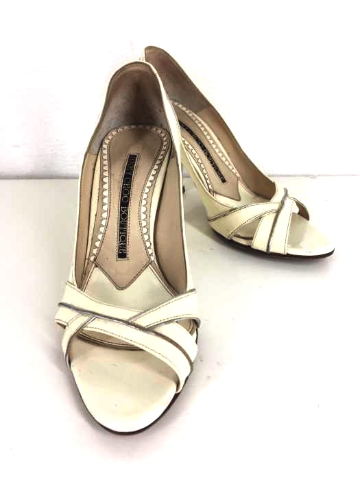 JIMMYCHOO（ジミーチュウ） オープントゥ パンプス レディース シューズ
