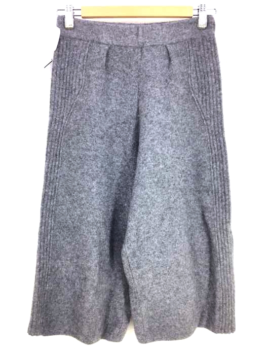 LANVIN en Bleu（ランバンオンブルー） サイドリブニットワイドパンツ レディース パンツ