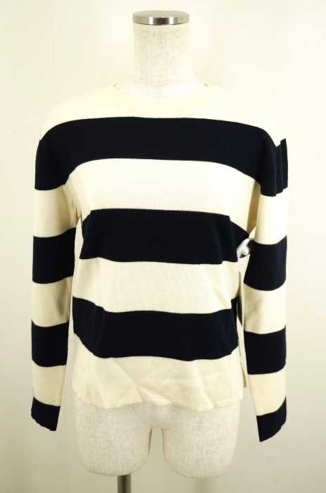 BEAUTY & YOUTH UNITED ARROWS (ビューティーアンドユースユナイテッドアローズ) ウール混ボーダープルオーバーニットトップス レディース トップス