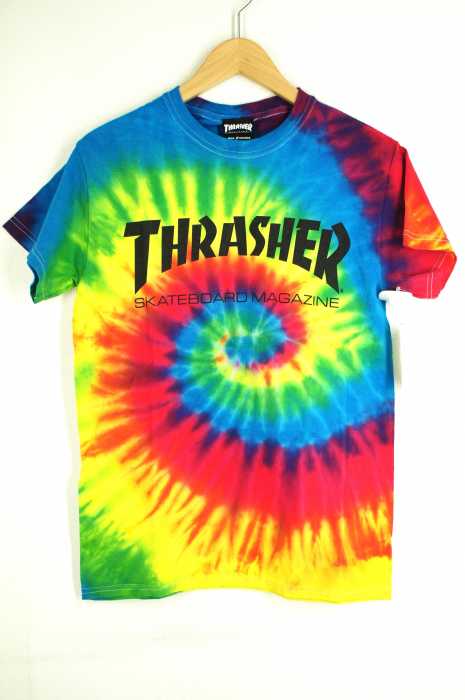 THRASHER(スラッシャー) MAG TIE DYE マグロゴ タイダイTシャツ メンズ トップス
