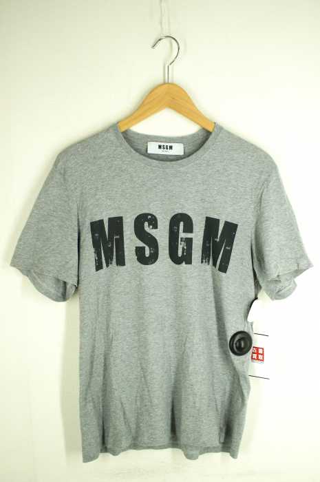 MSGM(エムエスジーエム) ロゴプリントTシャツ メンズ トップス