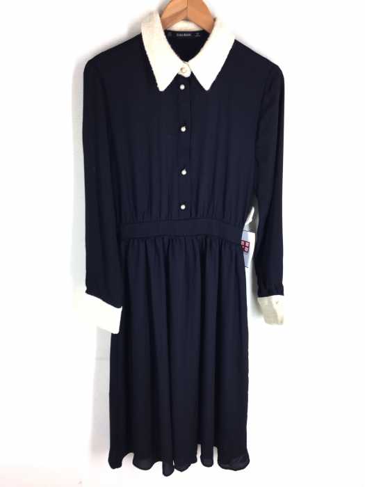 ZARA BASIC （ザラベーシック） 異素材切替ワンピース レディース ワンピース