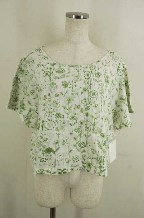 mina perhonen （ミナペルホネン） letter of flower ワイドTシャツ レディース トップス