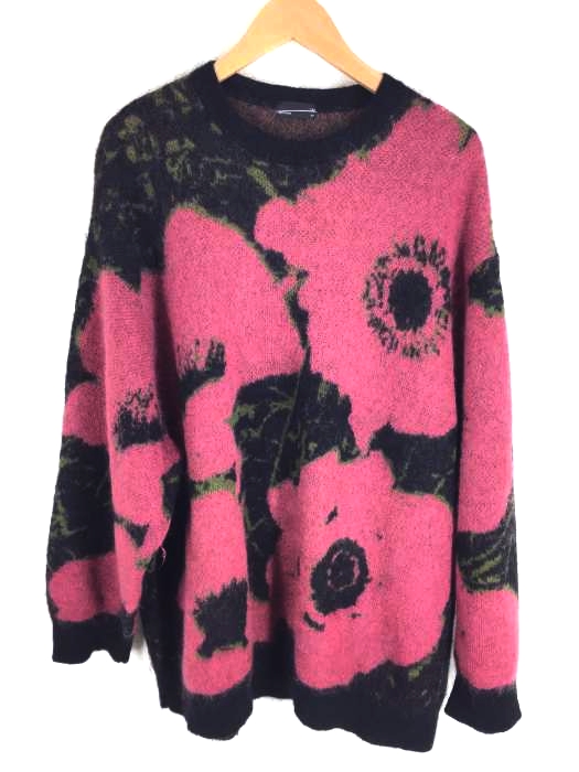 LAD MUSICIAN(ラッドミュージシャン) 19AW MOHAIR WJQ KNIT PULLOVER 花柄モヘアニット メンズ トップス