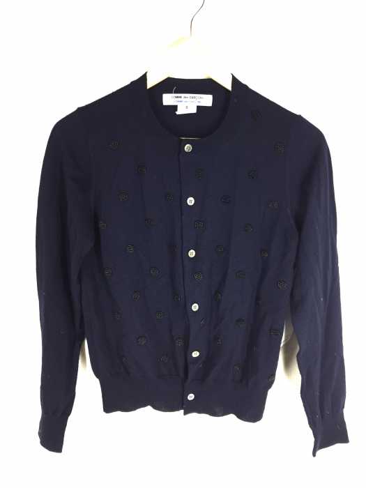 COMME des GARCONS COMME des GARCONS（コムデギャルソンコムデギャルソン） Beaded Navy Sweater レディース トップス