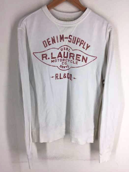 DENIM&SUPPLY RALPH RAUREN(デニムアンドサプライラルフローレン) プリントクルーネックトレーナー メンズ トップス