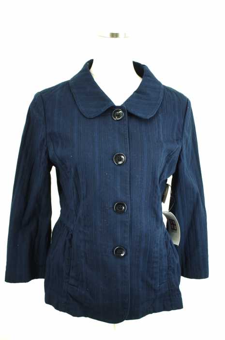 LAURA ASHLEY （ローラアシュレイ） ヘリンボーンボタンジャケット レディース アウター