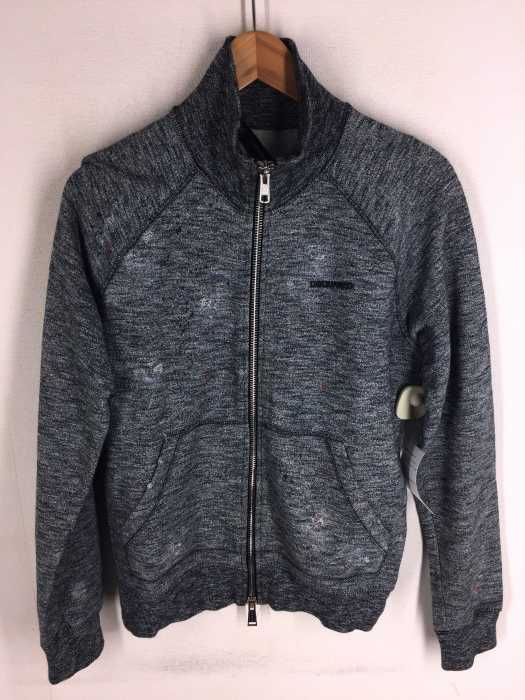 DSQUARED2 （ディースクエアード） 13SS Vintage Effect Zip ヴィンテージ加工 ペイント ジップアップスウェット メンズ アウター