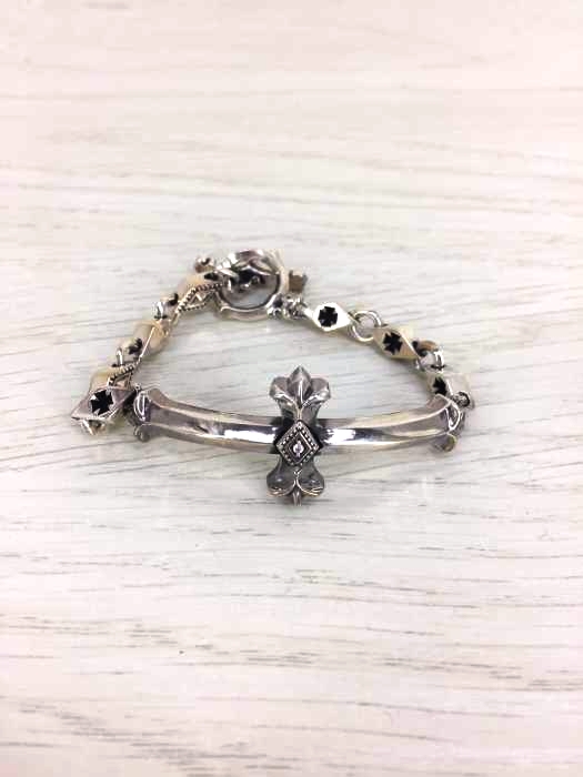 Deal Design(ディールデザイン) シルバー925 スプレッドクロスブレス ブレスレット メンズ アクセサリー