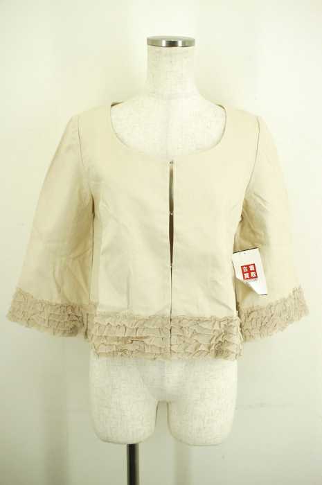 anatelier (アナトリエ) 5分袖フリルデザインホックジャケット レディース アウター