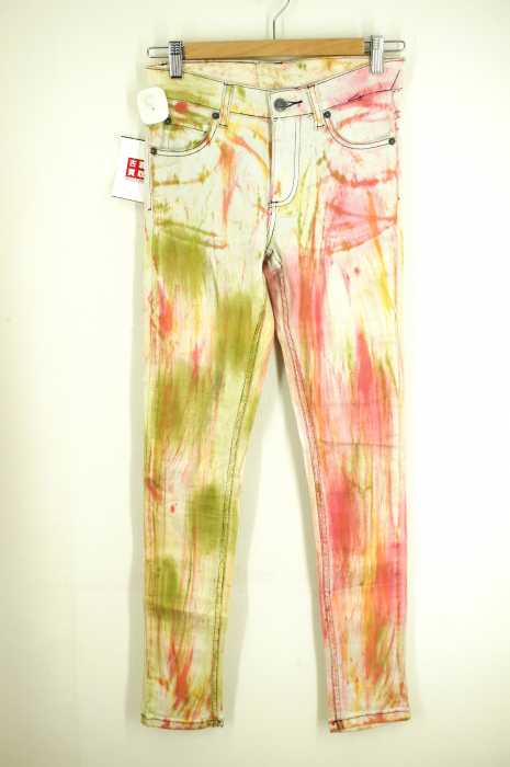 CHEAP MONDAY （チープマンデー） 総柄スキニーデニムパンツ レディース パンツ