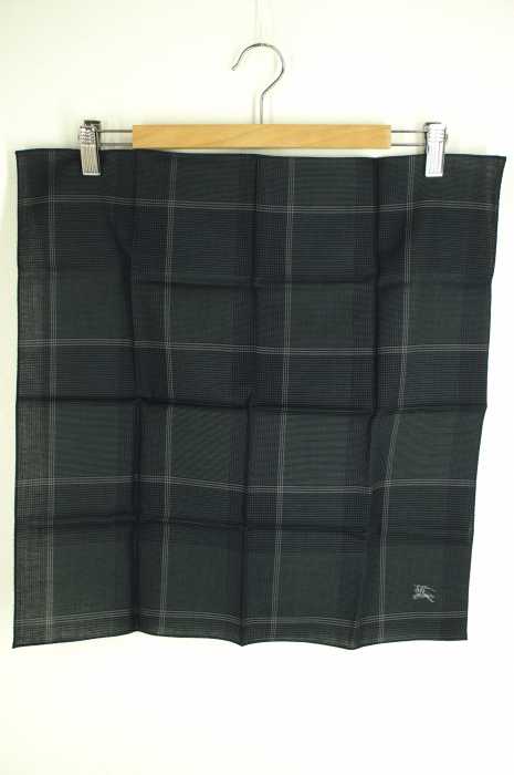 BURBERRY BLACK LABEL (バーバリーブラックレーベル) グレンチェック ワンポイント メンズ ファッション雑貨