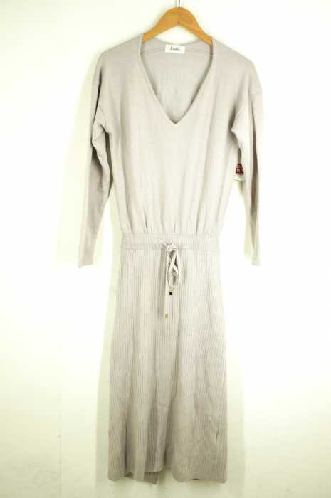 Limitless Luxury リミットレスラグジュアリー Vネックブラウジングワンピース レディース ワンピース ブランド古着買取販売バズストア