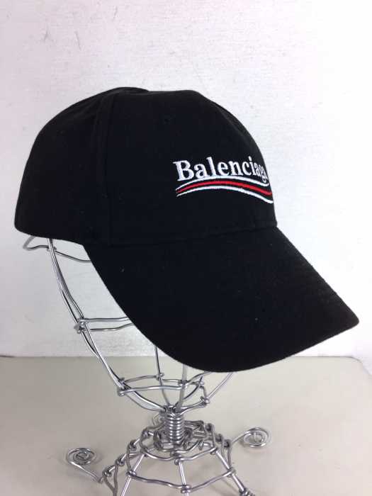BALENCIAGA（バレンシアガ） 17AW キャンペーンロゴ刺繍キャップ Logo-embroidered cotton cap メンズ 帽子