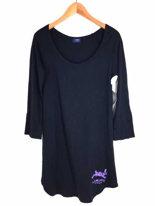 LIMI feu （リミフゥ） prankster プリント ラウンドテールロングTシャツ レディース トップス