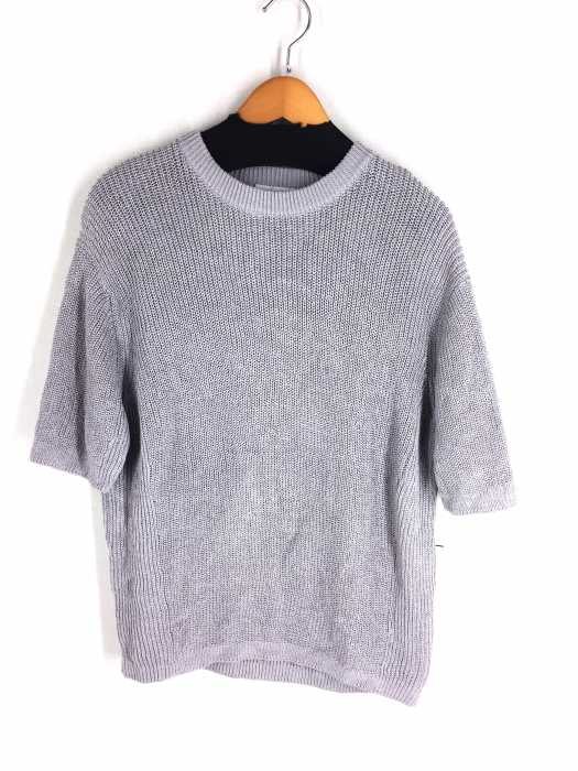BEAUTY & YOUTH UNITED ARROWS (ビューティーアンドユースユナイテッドアローズ) ストローコットン アゼ樽型ニット クルーネックカットソー メンズ トップス