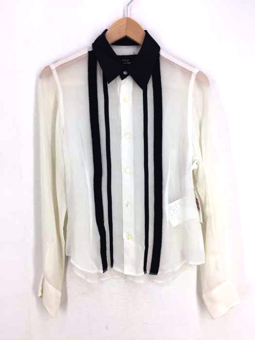 tricot COMME des GARCONS（トリココムデギャルソン） AD2009 キュプラ シースルーブラウス レディース トップス