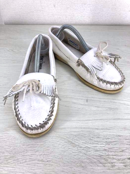 Minnetonka（ミネトンカ） レザーフリンジモカシンューズ レディース シューズ