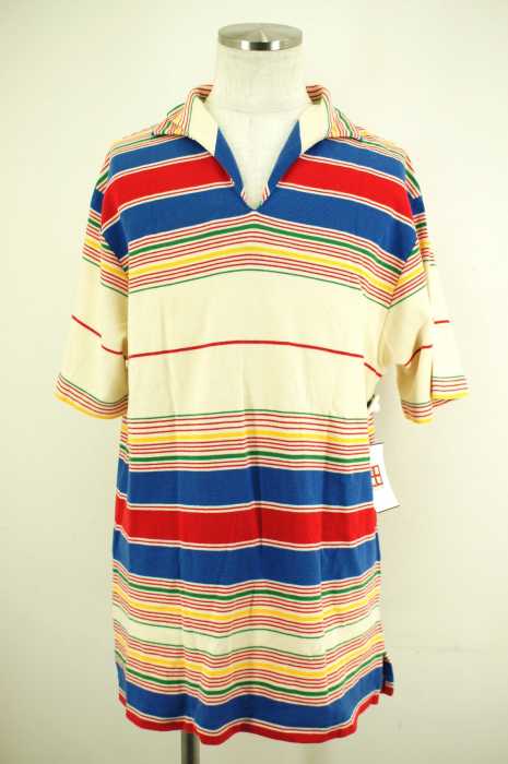 Polo by RALPH LAUREN （ポロバイラルフローレン） マルチボーダーポロシャツ メンズ トップス