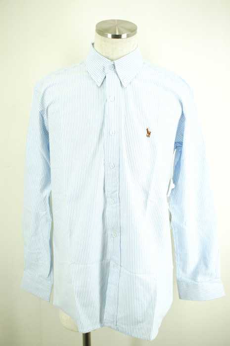 RALPH LAUREN (ラルフローレン) ワンポイント刺繍ストライプボタンダウンシャツ メンズ トップス