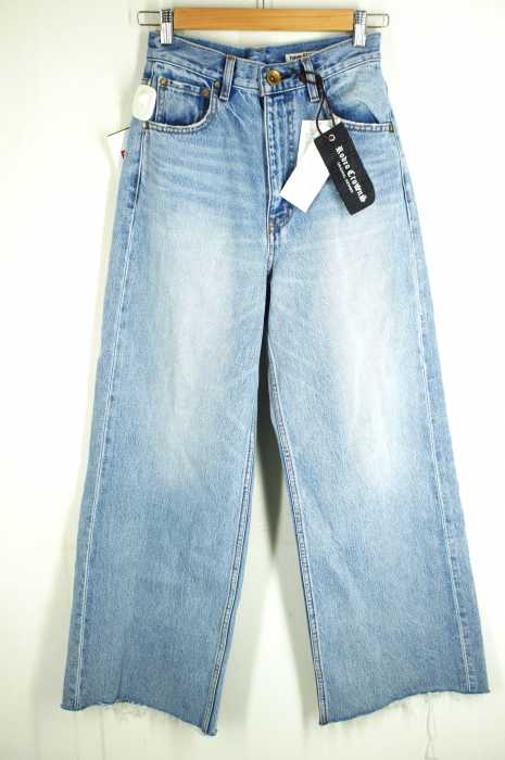 RODEO CROWNS （ロデオクラウンズ） light blue wide デニムパンツ レディース パンツ
