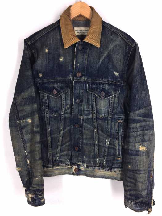 DENIM & SUPPLY RALPH LAUREN （デニムアンドサプライ ラルフローレン） コーデュロイネック ダメージ メンズ アウター