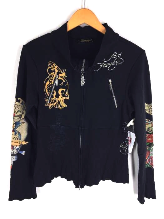 CHRISTIAN AUDIGIER（クリスチャンオードジェー） スカルプリント スタッズ装飾ブルゾン レディース トップス
