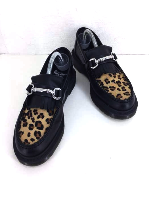 Dr.Martens（ドクターマーチン） ADRIAN SNAFFLE レオパード柄 ローファー レディース シューズ