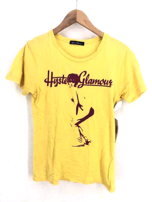 HYSTERIC GLAMOUR（ヒステリックグラマー） プリントクルーネックTシャツ レディース トップス