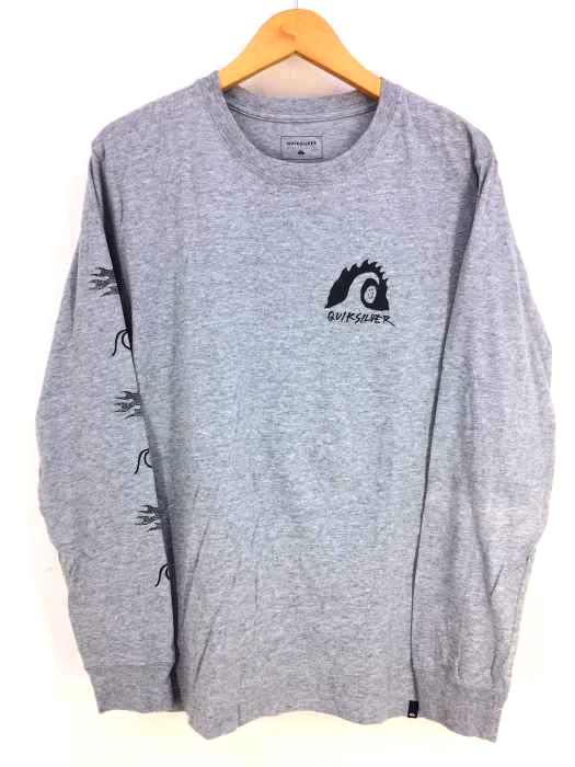 Quiksilver（クイックシルバー） プリント長袖Tシャツ メンズ トップス