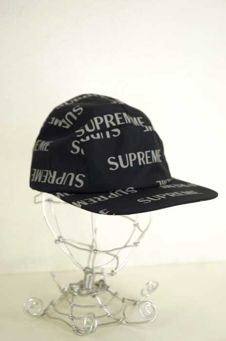 Supreme （シュプリーム） 3M Reflective Repeat Taped Seam Camp Cap メンズ 帽子