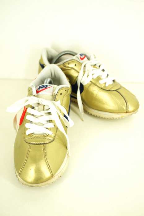 NIKE (ナイキ) LEATHER CORTEZ GOLD アトランタ レディース シューズ