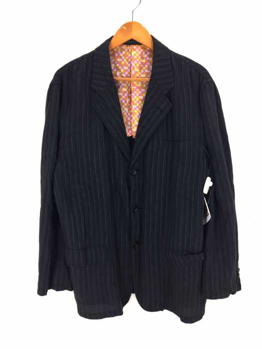 COMME des GARCONS HOMME （コムデギャルソンオム） 3B 製品洗い 背裏チェック レーヨンジャケット AD2000 メンズ アウター