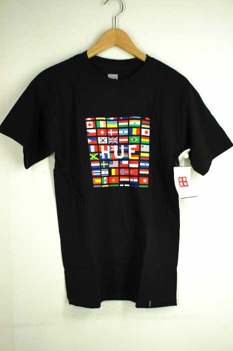 HUF （ハフ） FLAG BOX LOGO TEE フラッグボックスロゴTシャツ メンズ トップス