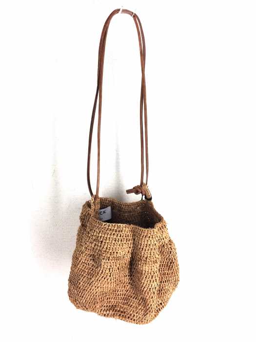BLACK by moussy（ブラックバイマウジー） raffia pochette レディース バッグ