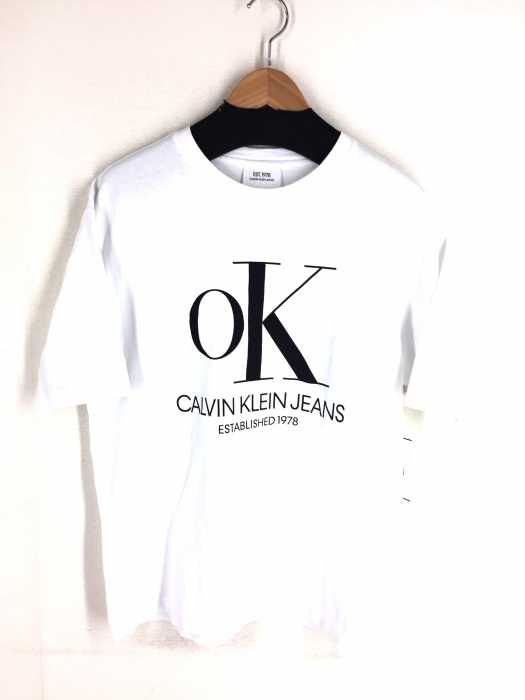 Calvin Klein Jeans（カルバンクラインジーンズ） 18AW ロゴクルーネックカットソー メンズ トップス