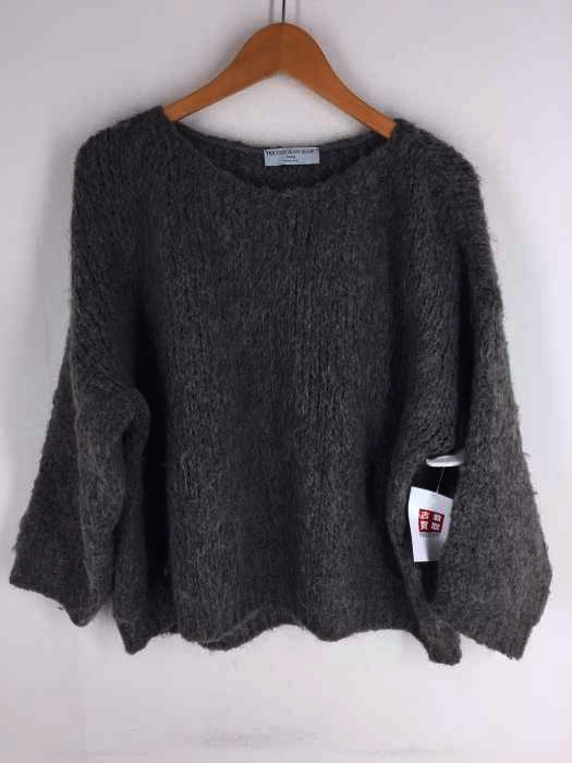 TRICOTS JEAN MARC(トリコジャンマルク) モヘヤ混 ボートネック ニット セーター SESAMY レディース トップス