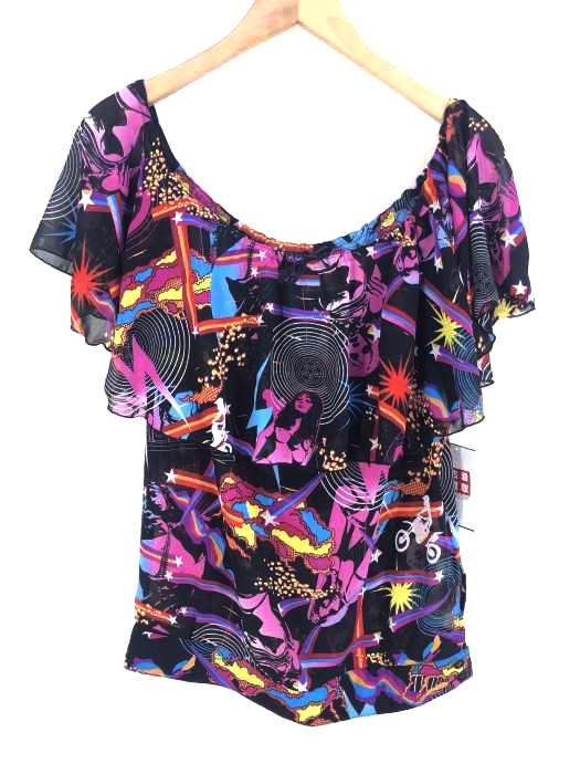HYSTERIC GLAMOUR(ヒステリックグラマー) 総柄オフショルダー レディース トップス