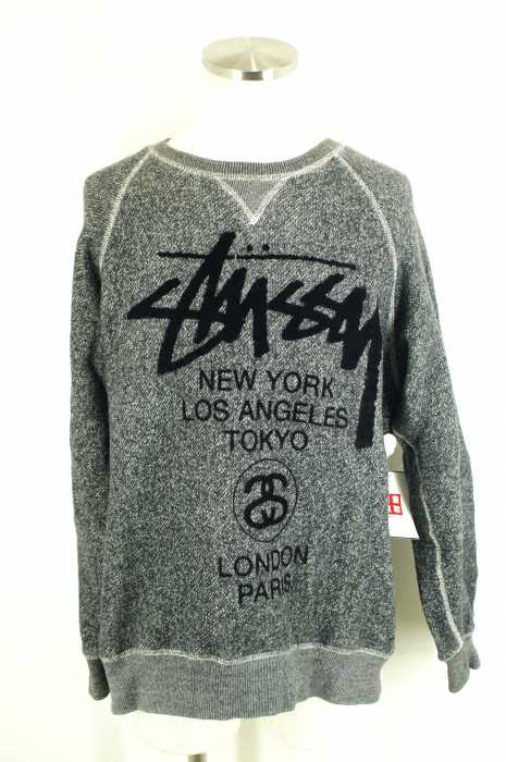 Stussy Championコラボ World Tour スウェット　美品 Champion × STUSSY (チャンピオン×ステューシー) ワールドツアー