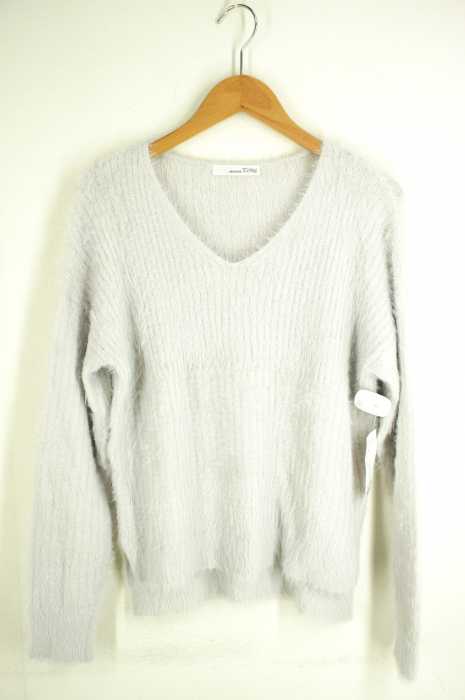 ABAHOUSE ECRU （アバハウスエクリュ） Vネックドロップショルダー レディース トップス