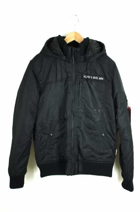 ALPHA INDUSTRIES （アルファインダストリーズ） HOODED RIB JACKET メンズ アウター