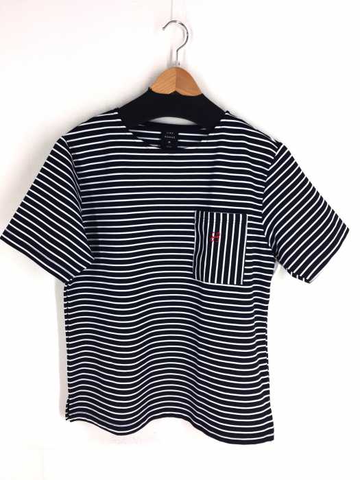 LIFU HOMME（リフー オム） ボーダーボートネックカットソー メンズ トップス